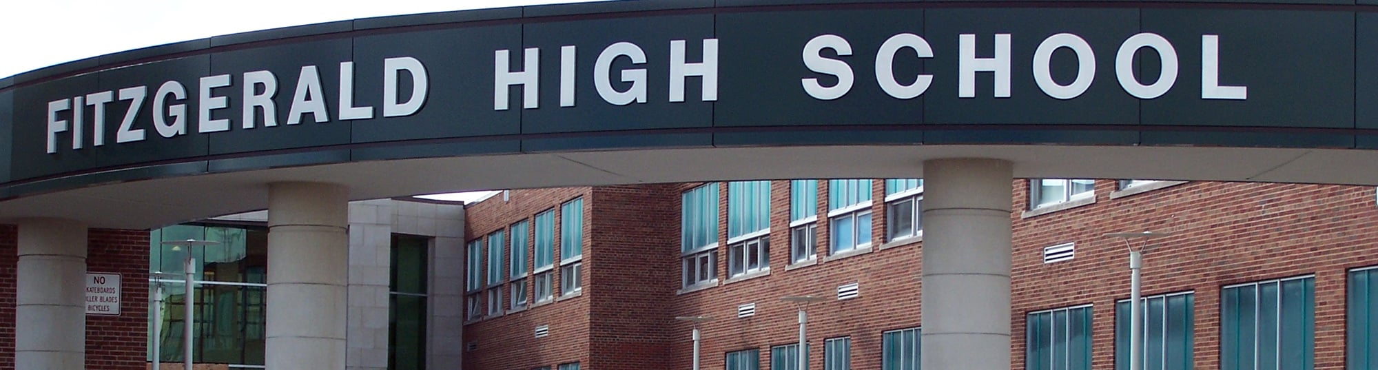 picture of high school main entrance